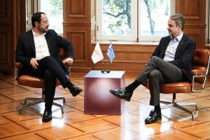 Greek PM, Cypriot Pres. Talk Cyprus Issue, EU Defense Investments